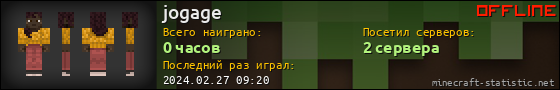 Юзербар 560x90 для jogage