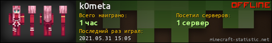 Юзербар 560x90 для k0meta