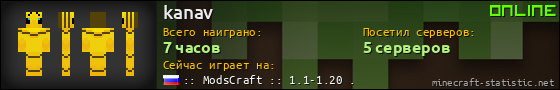 Юзербар 560x90 для kanav