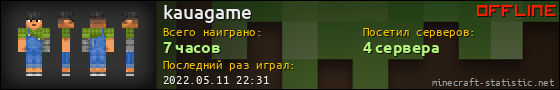 Юзербар 560x90 для kauagame