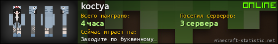 Юзербар 560x90 для koctya