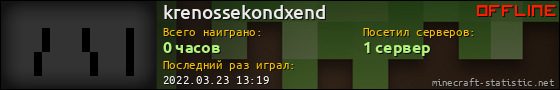 Юзербар 560x90 для krenossekondxend