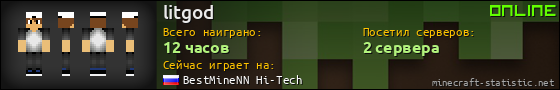 Юзербар 560x90 для litgod