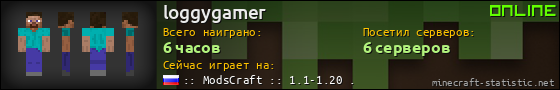 Юзербар 560x90 для loggygamer