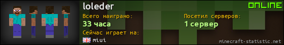 Юзербар 560x90 для loleder