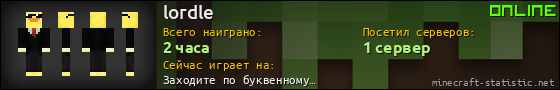 Юзербар 560x90 для lordle
