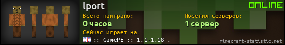 Юзербар 560x90 для lport