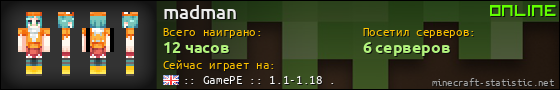 Юзербар 560x90 для madman