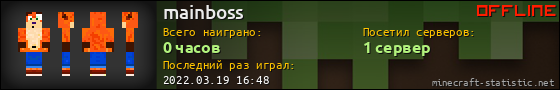 Юзербар 560x90 для mainboss