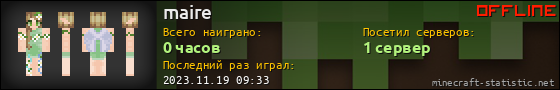 Юзербар 560x90 для maire