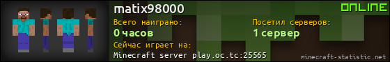 Юзербар 560x90 для matix98000