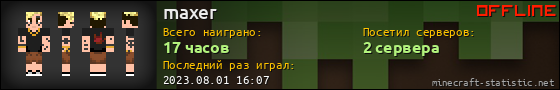 Юзербар 560x90 для maxer