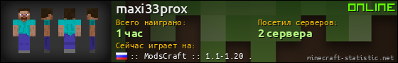 Юзербар 560x90 для maxi33prox