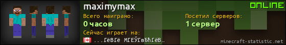 Юзербар 560x90 для maximymax