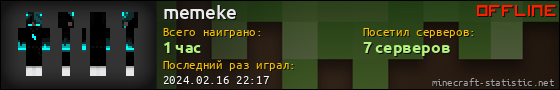 Юзербар 560x90 для memeke