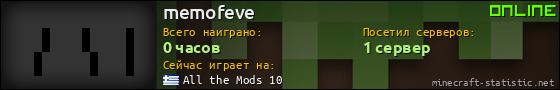 Юзербар 560x90 для memofeve