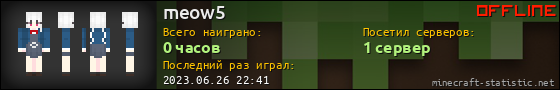 Юзербар 560x90 для meow5