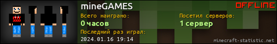 Юзербар 560x90 для mineGAMES