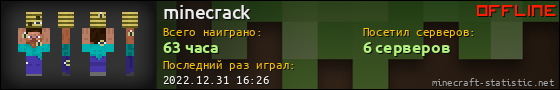 Юзербар 560x90 для minecrack