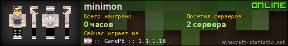 Юзербар 560x90 для minimon
