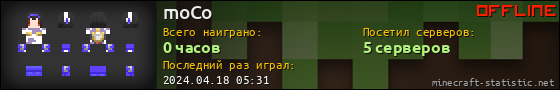 Юзербар 560x90 для moCo