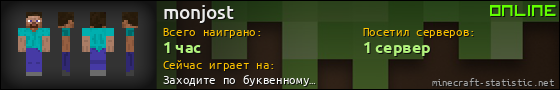 Юзербар 560x90 для monjost