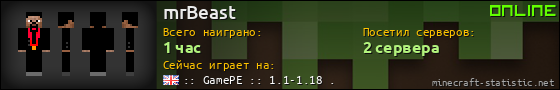 Юзербар 560x90 для mrBeast