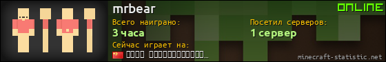 Юзербар 560x90 для mrbear