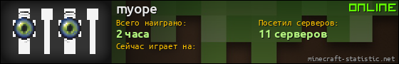Юзербар 560x90 для myope