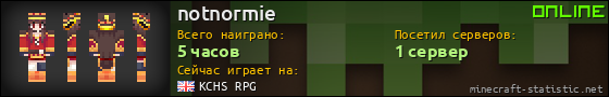 Юзербар 560x90 для notnormie