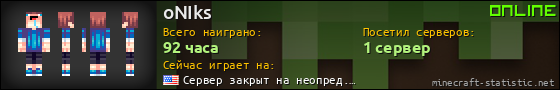 Юзербар 560x90 для oNIks