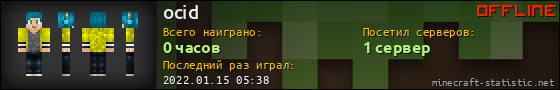 Юзербар 560x90 для ocid