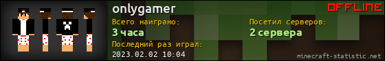 Юзербар 560x90 для onlygamer
