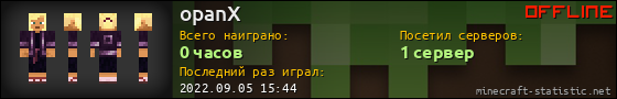 Юзербар 560x90 для opanX