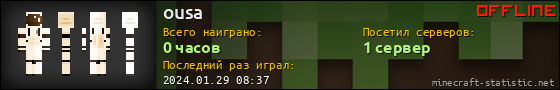 Юзербар 560x90 для ousa