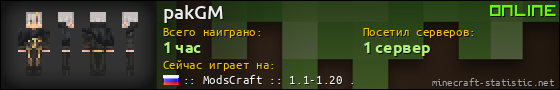 Юзербар 560x90 для pakGM