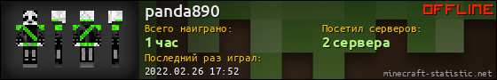 Юзербар 560x90 для panda890