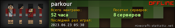 Юзербар 560x90 для parkour