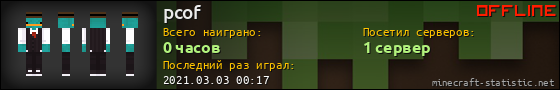 Юзербар 560x90 для pcof