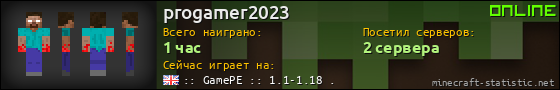 Юзербар 560x90 для progamer2023