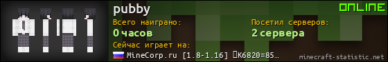 Юзербар 560x90 для pubby