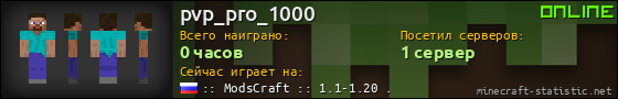 Юзербар 560x90 для pvp_pro_1000