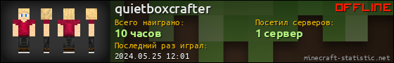 Юзербар 560x90 для quietboxcrafter