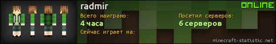 Юзербар 560x90 для radmir
