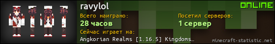 Юзербар 560x90 для ravylol