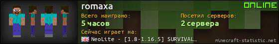 Юзербар 560x90 для romaxa