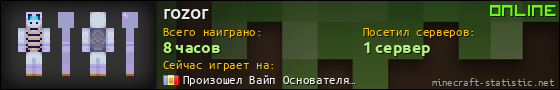 Юзербар 560x90 для rozor