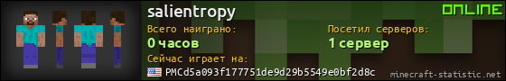 Юзербар 560x90 для salientropy