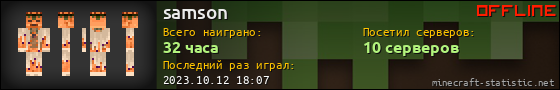 Юзербар 560x90 для samson
