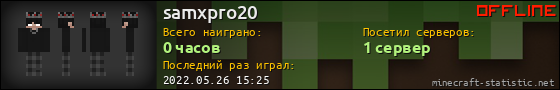 Юзербар 560x90 для samxpro20